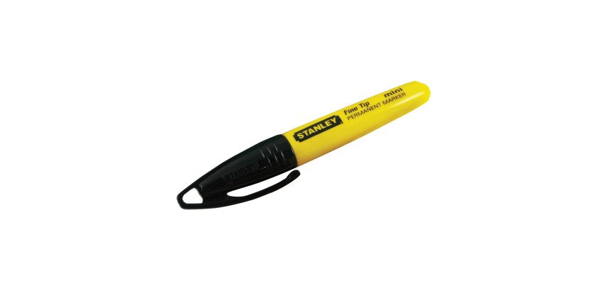 Stanley 1-47-324 Marcador negro Mini Punta Fina