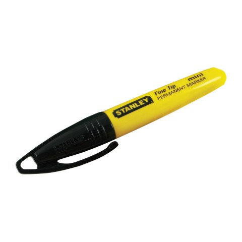 Stanley 1-47-324 Marcador negro Mini Punta Fina