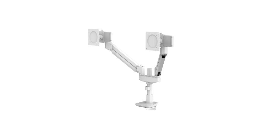 Bras support écran double compact avec glissières Tallo Top Mount Fellowes