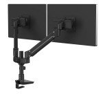 Arm Dual Screen Compact Support with Fellowes Tallo Top Mount Slides