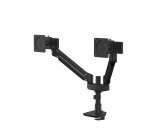 Arm Dual Screen Compact Support with Fellowes Tallo Top Mount Slides