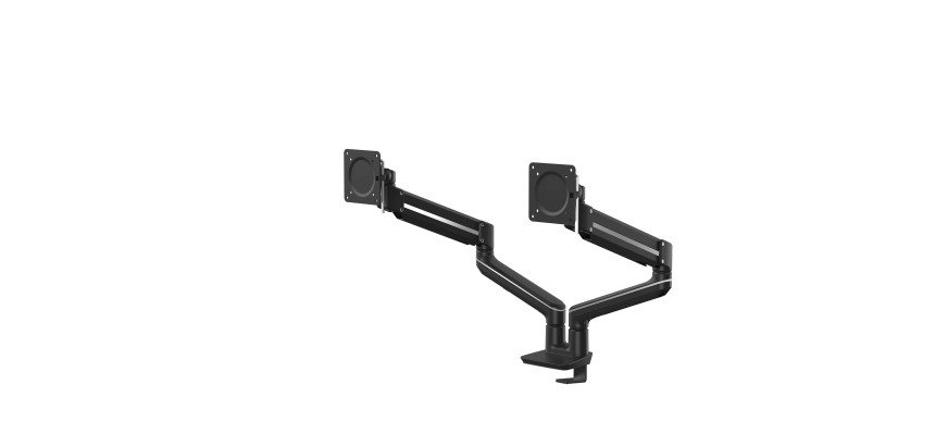 Zweifacher Bildschirmhalter mit Gleitschienen Tallo Top Mount Fellowes