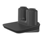 Zweifacher Bildschirmhalter mit Gleitschienen Tallo Top Mount Fellowes