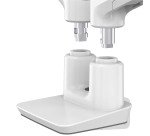 Double monitor arm with Tallo Top Mount Fellowes slides