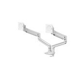 Double monitor arm with Tallo Top Mount Fellowes slides