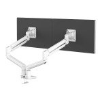 Double monitor arm with Tallo Top Mount Fellowes slides