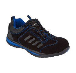 Portwest FW34 Safety Trainer Shoes Lusum S1P HRO Steelite - Blue