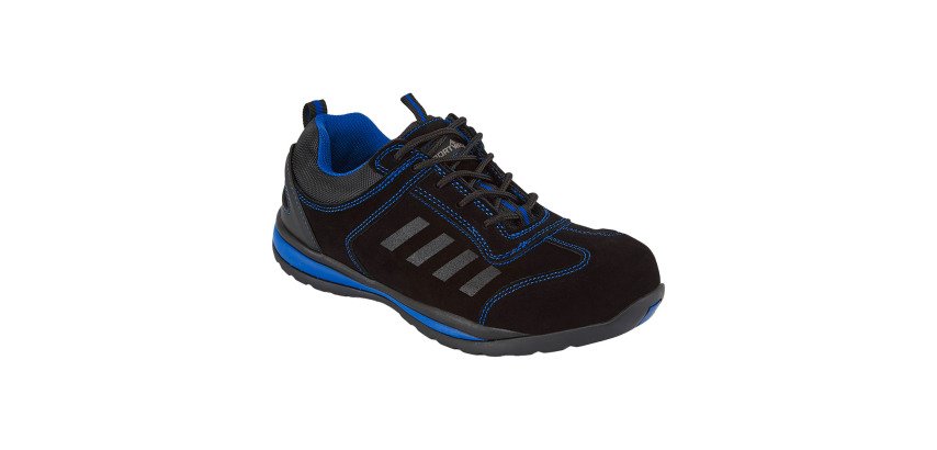 Portwest FW34 sicherheitsschuhe Trainer Lusum S1P HRO Steelite - blau