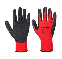 Work gloves Portwest A174 in black/red Flex Grip latex - Pair