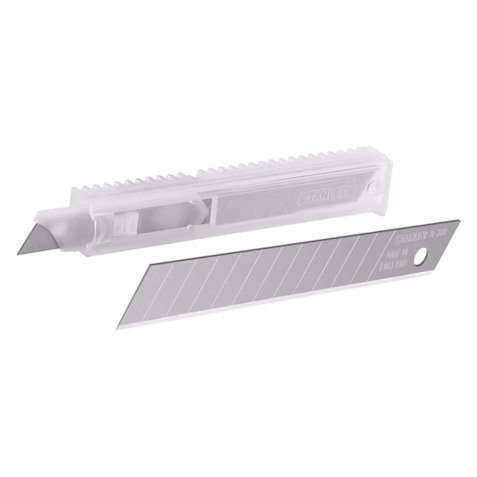 Lames de cutter Stanley 9 mm - étui distributeur de 10
