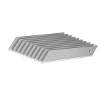 Lame de cutter Stanley 25 mm, L 110 mm - Étui distributeur de 10 lames