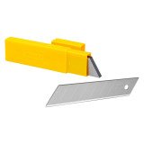 Lame de cutter Stanley 25 mm, L 110 mm - étui distributeur de 10 lames
