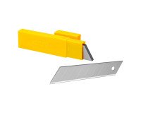Blade of Stanley 25 mm cutter, L 110 mm - dispenser case of 10 blades