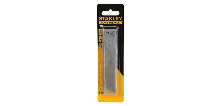 Klingen für STANLEY® FATMAX® 18 mm Cuttermesser - Packung mit 10 Stück.