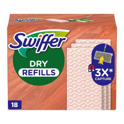 Dry dusting cloth for wood and parquet Swiffer Dry - Pack of 18