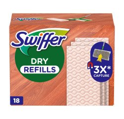 Droge doekjes verwijdering stof voor hout en parket Swiffer - pakket van 16 stuks