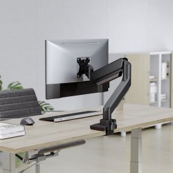 Bras porte écran simple Swing Fellowes noir