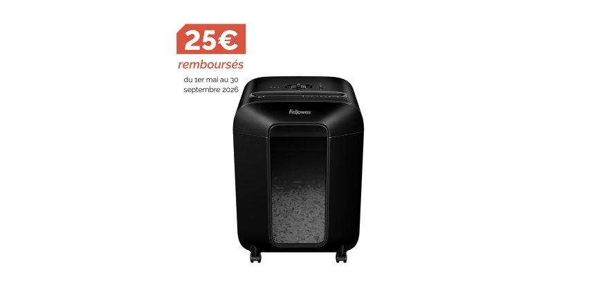 Destructeur Fellowes LX85 - coupe croisée
