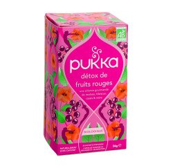 Infusion Détox de Fruits Rouges Bio Pukka - Boîte de 20 sachets