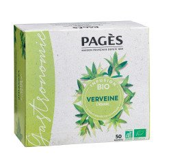 Organic verbena infusion Pagès - Box of 50 sachets