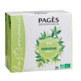 Infusion verveine Bio Pagès - Boîte de 50 sachets