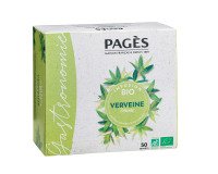 Infusion verveine Bio Pagès - Boîte de 50 sachets