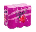 Eau gazeuse Badoit Bulles de fruits Bio fruits rouges 33 cl - 24 bouteilles