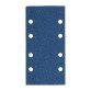 Patin auto-agrippant Norton multi-usages pour ponceuses vibrantes 93 x 185 mm - Grain 40 - Lot de 5