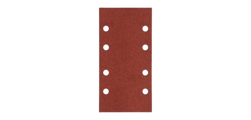 Patin auto-agrippant Norton multi-usages pour ponceuses vibrantes 93 x 185 mm - Grain 120 - Lot de 5
