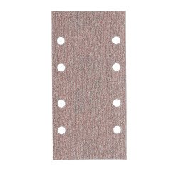 Patin auto-agrippant Norton multi-usages pour ponceuses vibrantes 93 x 185 mm - Grain 180 - Lot de 5