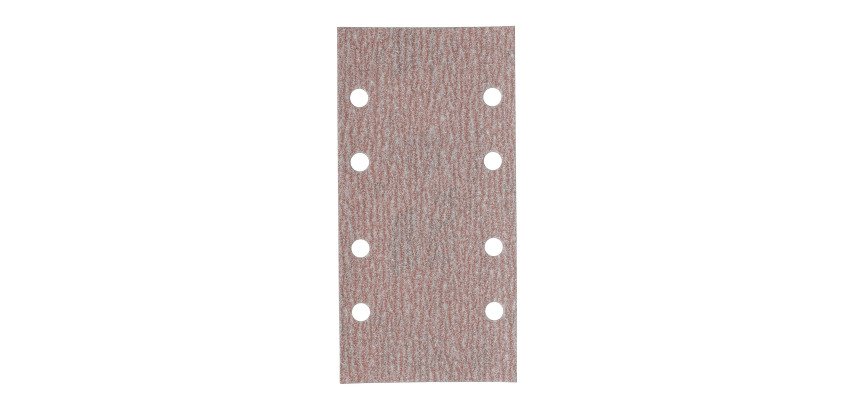 Patin auto-agrippant Norton multi-usages pour ponceuses vibrantes 93 x 185 mm - Grain 180 - Lot de 5
