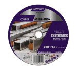 Disque à tronçonner fin pour métal/inox Norton Travaux Extremes 230 x 1,9 x 22,23 mm