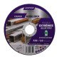 Disque à tronçonner fin pour métal/inox Norton Travaux Extremes 125 x 1 x 22,23 mm