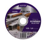 Disque à tronçonner fin pour métal/inox Norton Travaux Extremes 125 x 1,6 x 22,23 mm
