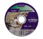 Disque à tronçonner Norton multi-matériaux Travaux Extremes 125 x 1,6 x 22,23 mm