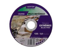 Disque à tronçonner Norton multi-matériaux Travaux Extremes 125 x 1,6 x 22,23 mm