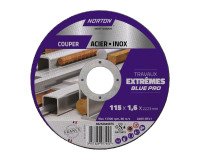 Disque à tronçonner fin pour métal/inox Norton Travaux Extremes 115 x 1,6 x 22,23 mm