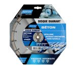 Disque diamant béton Norton Ø 230 x 22,23 mm - Nombre de segment 16