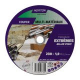 Disque à tronçonner Norton multi-matériaux Travaux Extremes 230 x 1,9 x 22,23 mm
