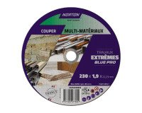 Disque à tronçonner Norton multi-matériaux Travaux Extremes 230 x 1,9 x 22,23 mm