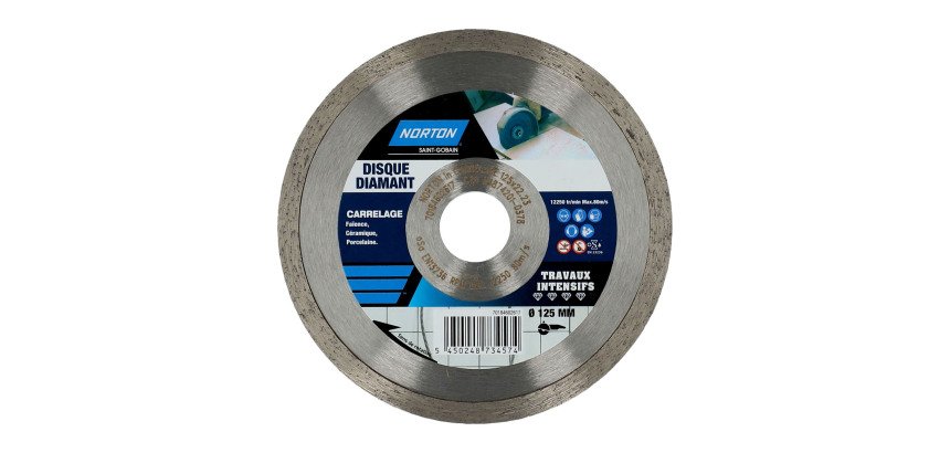 Disque diamant carrelage Norton Ø 125 mm