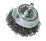 Brosse coupe ondulée acier Norton Ø 75 mm pour perceuse