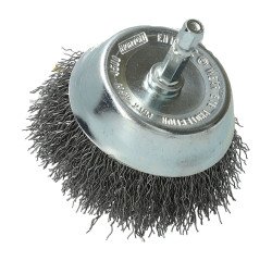 Brosse coupe ondulée acier Norton Ø 75 mm pour perceuse