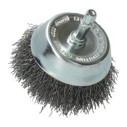 Brosse coupe ondulée acier Norton Ø 75 mm pour perceuse