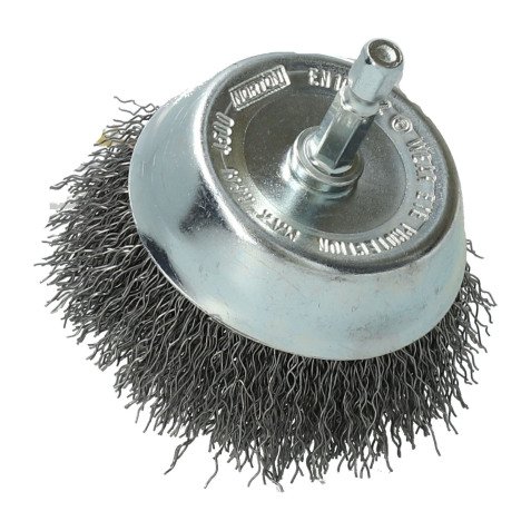 Brosse coupe ondulée acier Norton Ø 75 mm pour perceuse