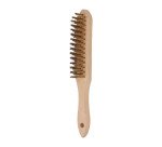 Brosse à main Norton bois/laiton 290 x 45 mm