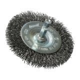 Brosse circulaire ondulée acier Norton Ø 75 mm pour perceuse