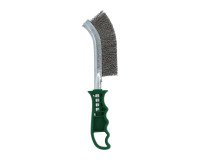 Brosse à main Norton manche en plastique vert/inox 260 x 40 mm