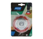 Brosse coupe en nylon rouge Norton Ø 75 mm pour perceuse