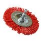 Brosse circulaire en nylon rouge Norton Ø 75 mm pour perceuse